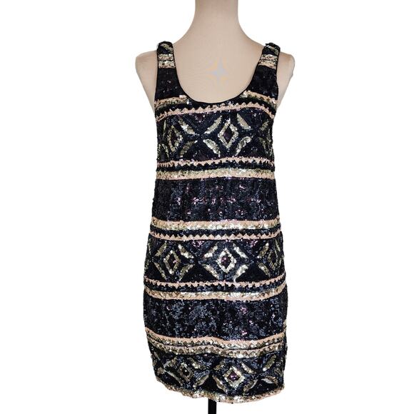 Free People Sequin Mini Dress - Picture 2 of 10